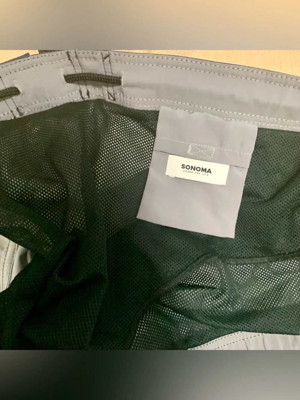 🏄‍♂️Sonoma Men’s 3XB Blue Gray Board Shorts Swim Trunks EUC